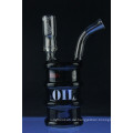 Black Oil Barrel Rig Shisha Glas Rauchen Wasserpfeife (ES-GB-559)